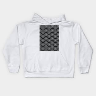 Simple Hexagon Pattern Kids Hoodie